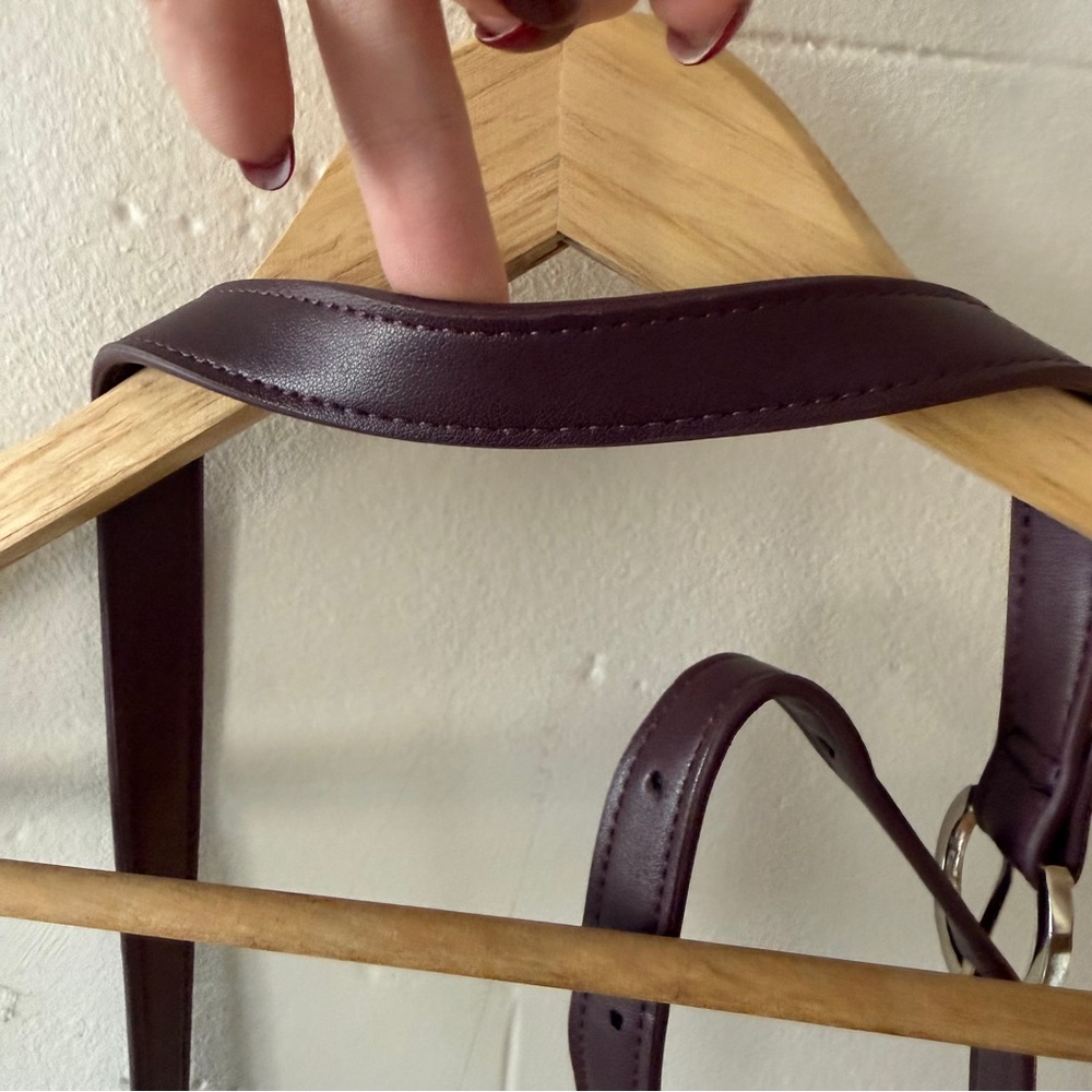 Roots | Purple Nylon Tote Bag | Everyday Carry-All Travel Shoulder Tote Bag - Picture 11 of 13